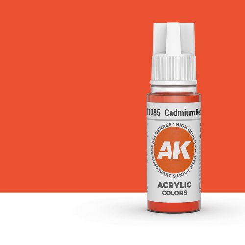 Go to product AK INTERACTIVE 11085 - Acrylic paint Cadmium Red 17ml