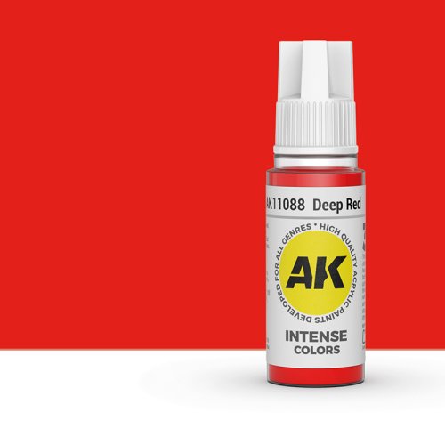 Go to product AK INTERACTIVE 11088 - Acrylic paint Deep Red 17ml