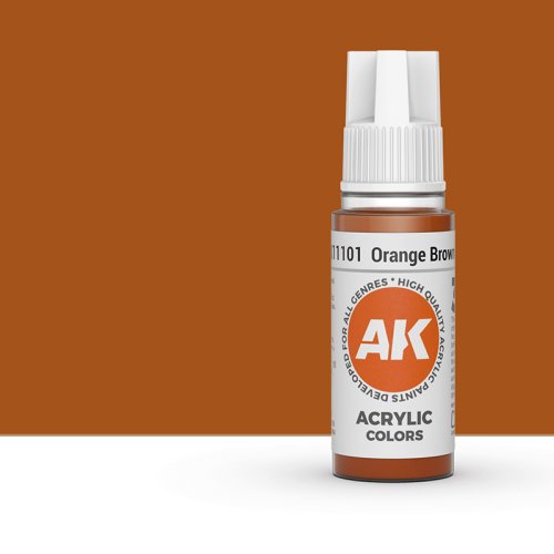 Go to product AK INTERACTIVE 11101 - Acrylic paint Orange Brown 17ml