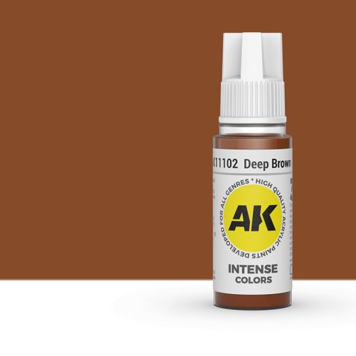 Go to product AK INTERACTIVE 11102 - Acrylic paint Deep Brown 17ml