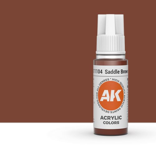 Go to product AK INTERACTIVE 11104 - Acrylic paint Saddle Brown 17ml