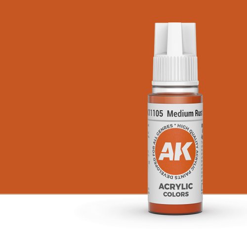 Go to product AK INTERACTIVE 11105 - Acrylic paint Light Rust 17ml