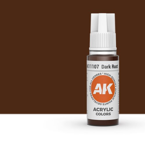 Go to product AK INTERACTIVE 11107 - Acrylic paint Dark Rust 17ml