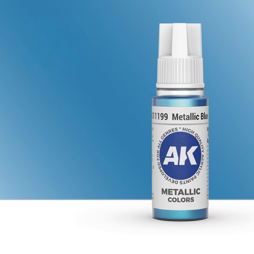 Go to product AK INTERACTIVE 11199 - Acrylic paint Metallic Blue 17ml