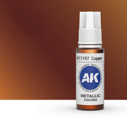 Go to product AK INTERACTIVE 11197 - Acrylic paint Copper 17ml