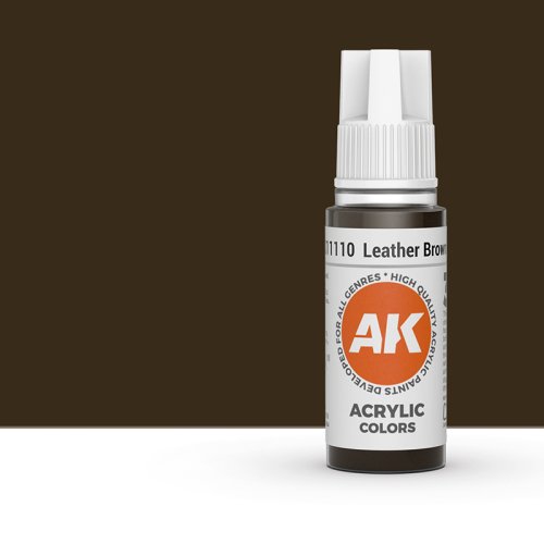 Go to product AK INTERACTIVE 11110 - Acrylic paint Leather Brown 17ml