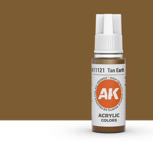 Go to product AK INTERACTIVE 11121 - Acrylic paint Tan Earth 17ml