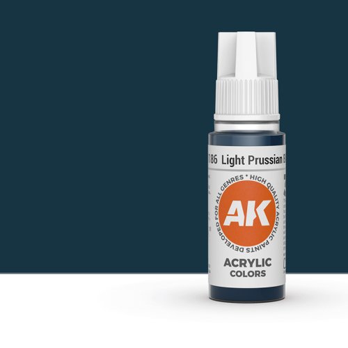 Go to product AK INTERACTIVE 11186 - Acrylic paint Light Prussian Blue 17ml
