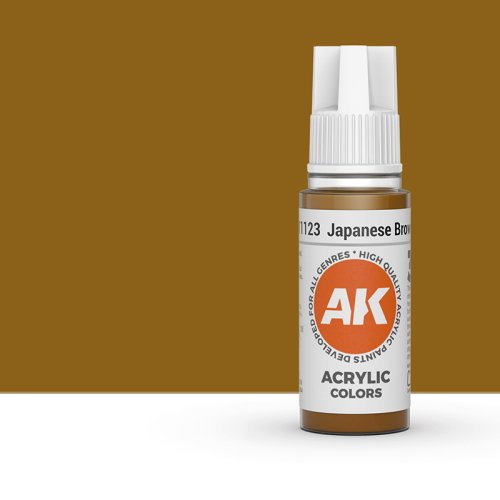 Go to product AK INTERACTIVE 11123 - Acrylic paint Japanese Brown 17ml