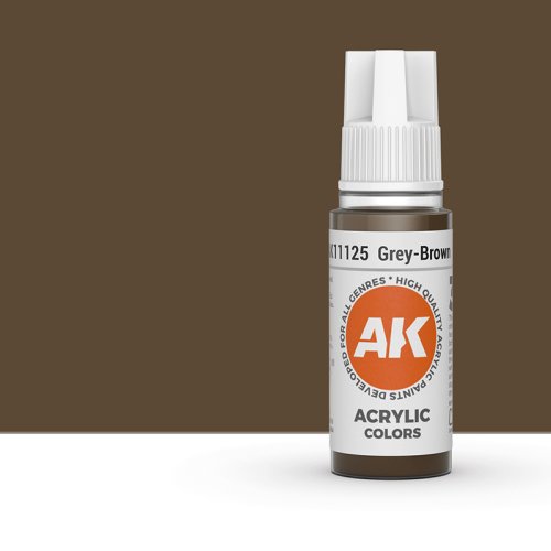 Go to product AK INTERACTIVE 11125 - Acrylic paint Grey-Brown 17ml