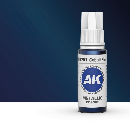Go to product AK INTERACTIVE 11201 - Acrylic paint Cobalt Blue 17ml
