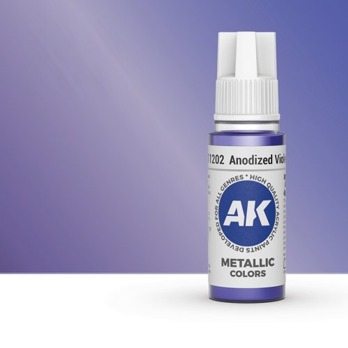 Go to product AK INTERACTIVE 11202 - Acrylic paint Anodized Violet 17ml
