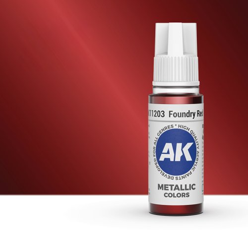 Go to product AK INTERACTIVE 11203 - Acrylic paint Foundry Red 17ml