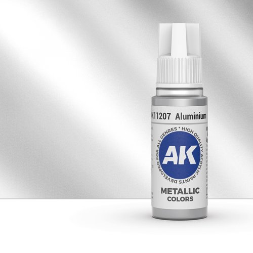 Go to product AK INTERACTIVE 11207 - Acrylic paint Aluminium 17ml
