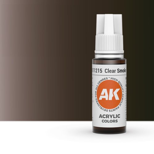 Go to product AK INTERACTIVE 11215 - Acrylic paint Clear Smoke 17ml