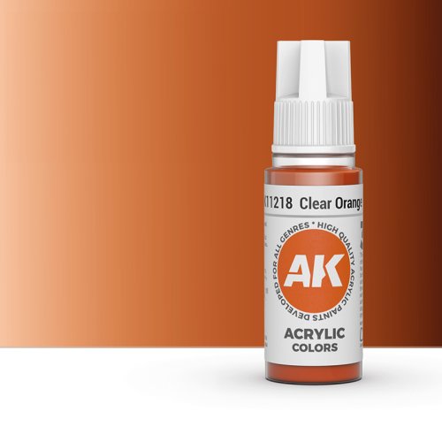 Go to product AK INTERACTIVE 11218 - Acrylic paint Clear Orange 17ml