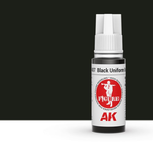Go to product AK INTERACTIVE 11407 - Acrylic paint Black Uniform Base 17ml