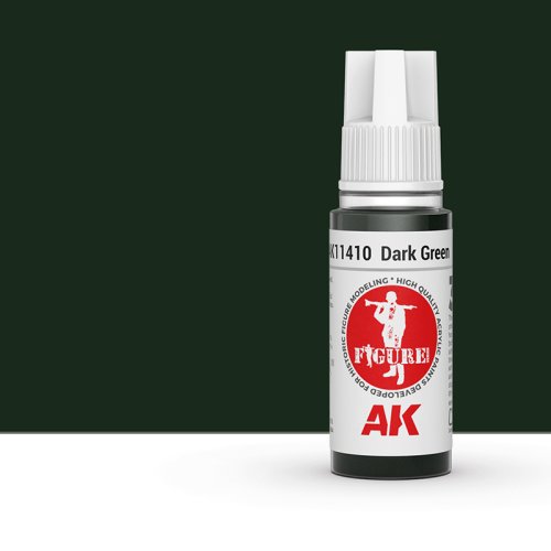 Go to product AK INTERACTIVE 11410 - Acrylic paint Dark Green 17ml
