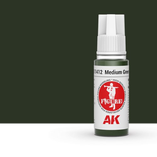 Go to product AK INTERACTIVE 11412 - Acrylic paint Medium Green 17ml