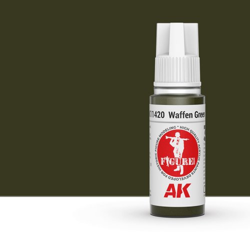 Go to product AK INTERACTIVE 11420 - Acrylic paint Waffen Green 17ml
