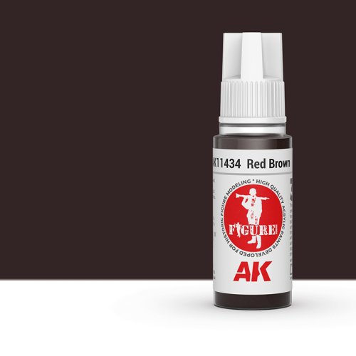 Go to product AK INTERACTIVE 11434 - Acrylic paint Red Brown 17ml