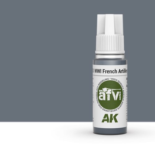 Go to product AK INTERACTIVE 11303 - Acrylic paint WWI French Artillery Grey 17ml