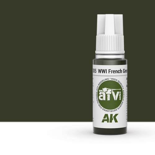 Go to product AK INTERACTIVE 11305 - Acrylic paint WWI French Green 1  17ml