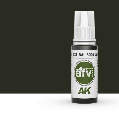 Go to product AK INTERACTIVE 11308 - Acrylic paint RAL 6007 Grün 17ml