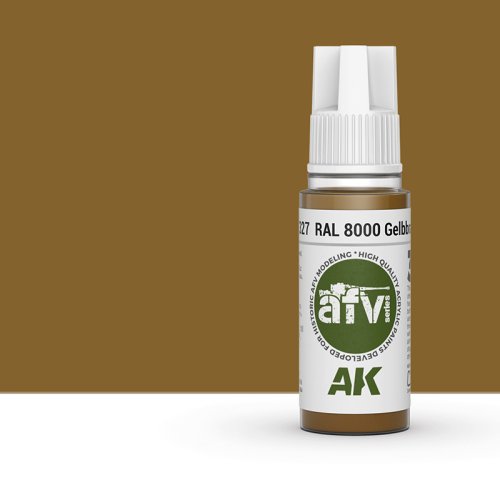 Go to product AK INTERACTIVE 11327 - Acrylic paint RAL 8000 Gelbbraun 17ml