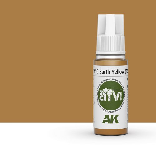 Go to product AK INTERACTIVE 11337 - Acrylic paint Nº6 Earth Yellow FS30257 17ml