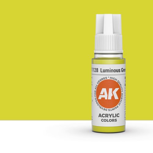 Go to product AK INTERACTIVE 11128 - Acrylic paint Luminous Green 17ml