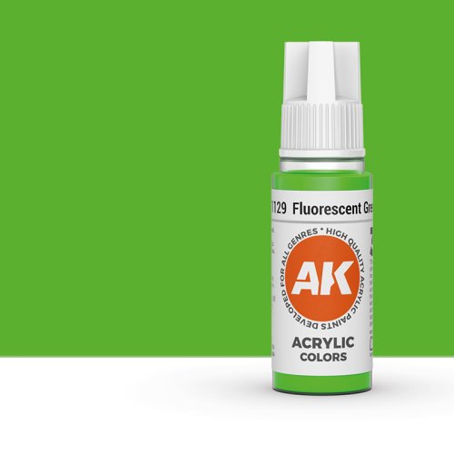 Go to product AK INTERACTIVE 11129 - Acrylic paint Fluorescent Green 17ml