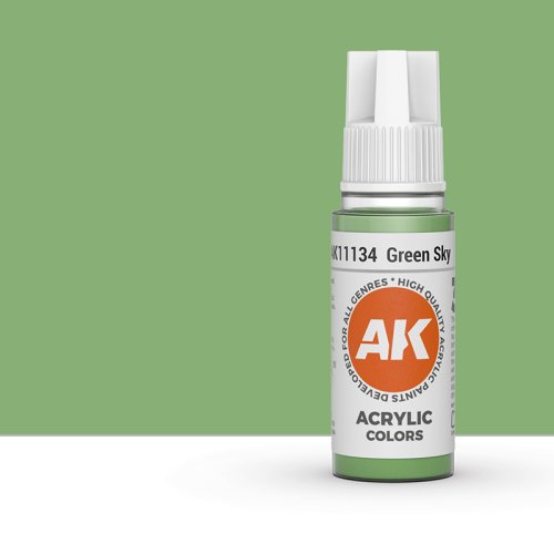 Go to product AK INTERACTIVE 11134 - Acrylic paint Green Sky 17ml