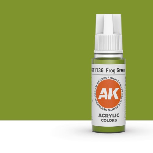 Go to product AK INTERACTIVE 11136 - Acrylic paint Frog Green 17ml