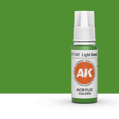 Go to product AK INTERACTIVE 11141 - Acrylic paint Light Green 17ml