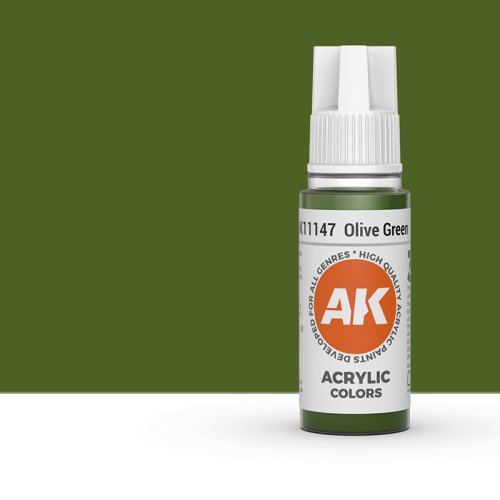 Go to product AK INTERACTIVE 11147 - Acrylic paint Olive Green 17ml