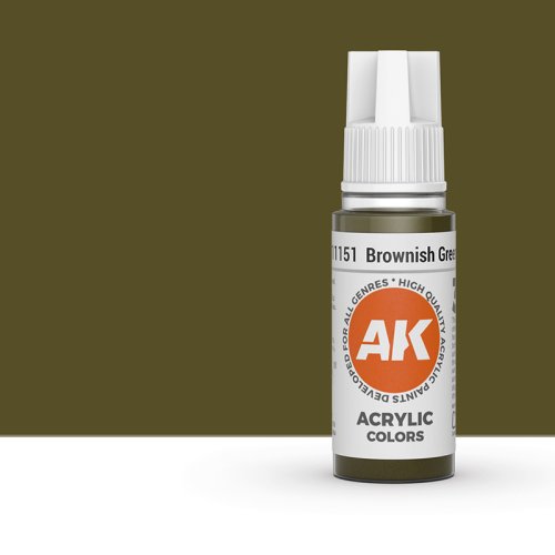 Go to product AK INTERACTIVE 11151 - Acrylic paint Brownish Green 17ml
