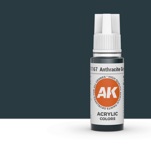 Go to product AK INTERACTIVE 11167 - Acrylic paint Anthracite Grey 17ml