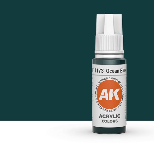 Go to product AK INTERACTIVE 11173 - Acrylic paint Ocean Blue 17ml