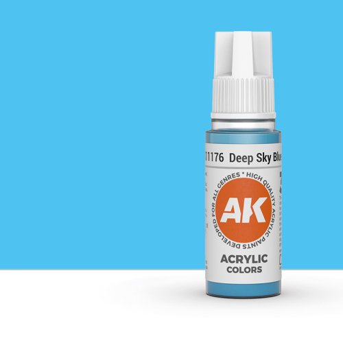 Go to product AK INTERACTIVE 11176 - Acrylic paint Deep Sky Blue 17ml