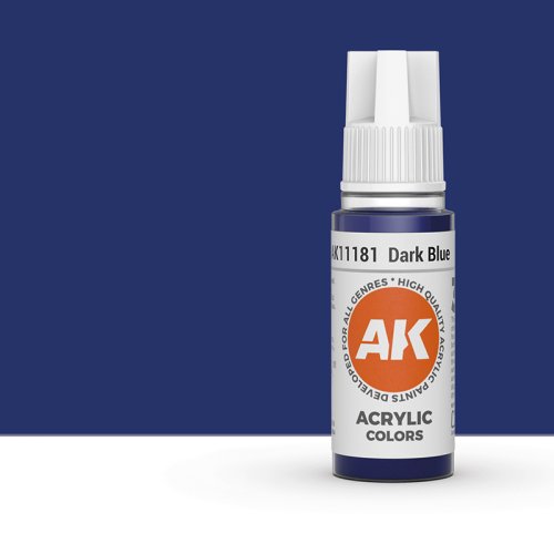 Go to product AK INTERACTIVE 11181 - Acrylic paint Dark Blue 17ml