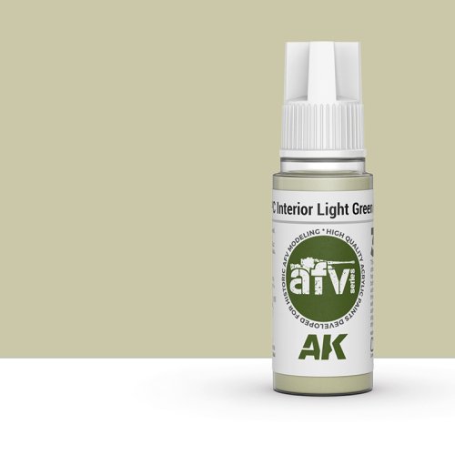Go to product AK INTERACTIVE 11345 - Acrylic paint APC Interior Light Green FS24533 17ml