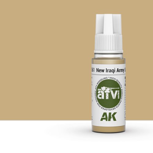 Go to product AK INTERACTIVE 11361 - Acrylic paint New Iraqi Army Sand 17ml