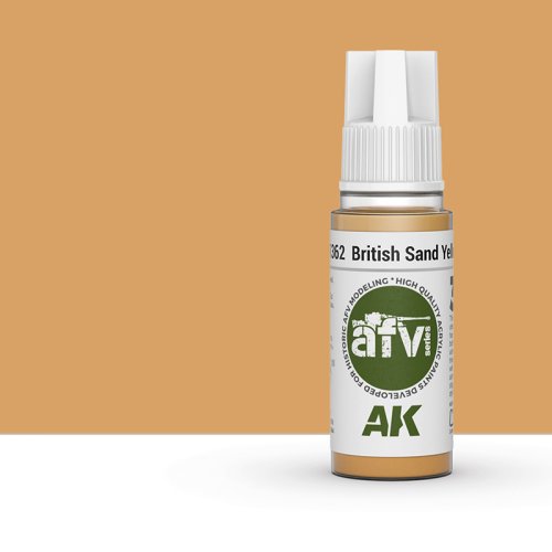 Go to product AK INTERACTIVE 11362 - Acrylic paint British Sand Yellow 17ml