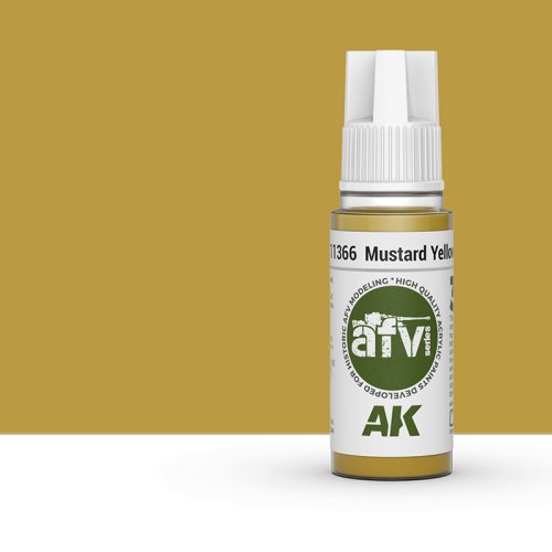Go to product AK INTERACTIVE 11366 - Acrylic paint Mustard Yellow 17ml