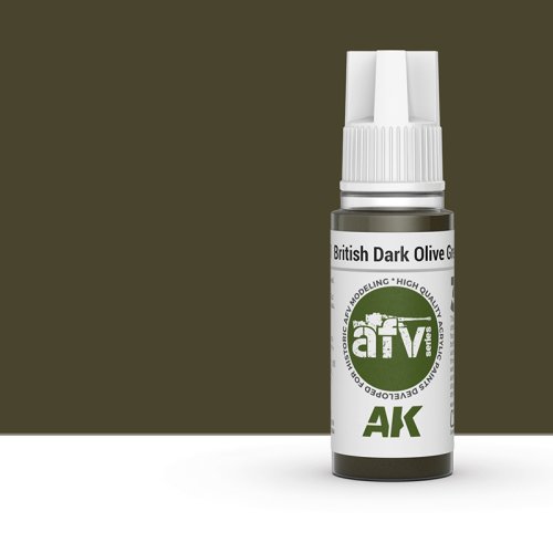 Go to product AK INTERACTIVE 11381 - Acrylic paint British Dark Olive Green PFI 17ml