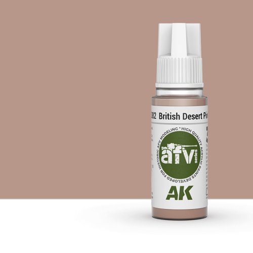 Go to product AK INTERACTIVE 11382 - Acrylic paint British Desert Pink ZI 17ml