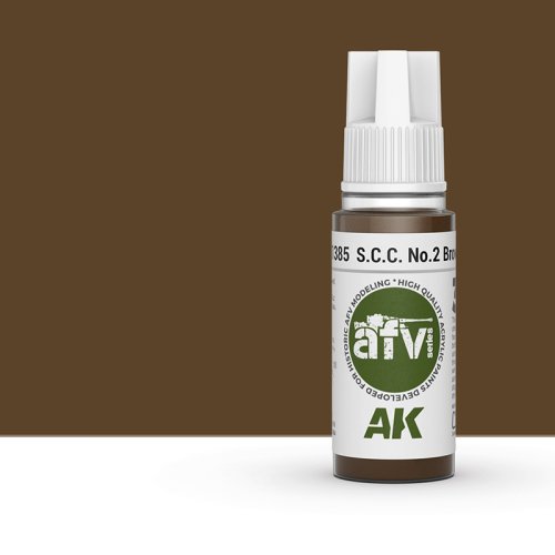 Go to product AK INTERACTIVE 11385 - Acrylic paint S.C.C. NO.2 Brown 17ml