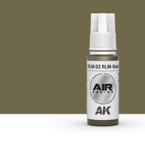 Go to product AK INTERACTIVE 11812 - Acrylic paint RLM 02 RLM-Grau 1941 17ml
