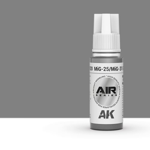 Go to product AK INTERACTIVE 11920 - Acrylic paint MiG-25/MiG-31 Grey 17ml